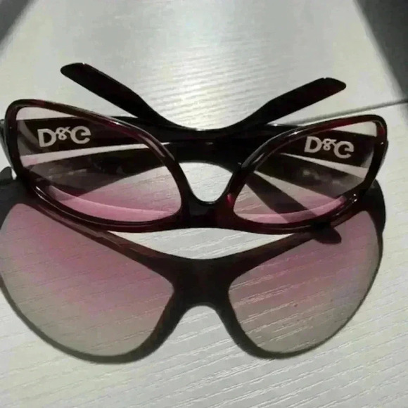 Vintage Y2K Women Faux Copy D&G Wrap Around Sunglasses - Picture 7 of 7